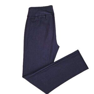 Peck & Peck Blue Cropped Pant